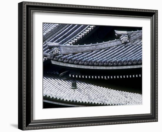 Tiled Rooves of Higashi Honganji Temple-null-Framed Photographic Print