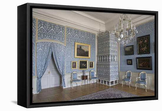 Tiled Stove in Room in Rundale Palace (1736-1768)-null-Framed Premier Image Canvas