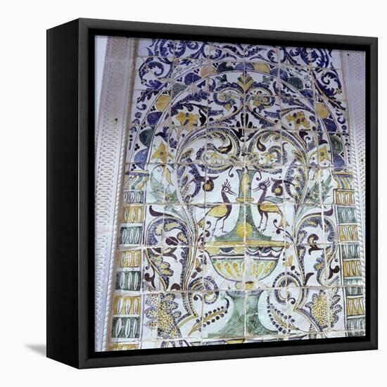 Tiles-Werner Forman-Framed Premier Image Canvas