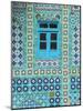 Tiling Around Blue Window, Shrine of Hazrat Ali, Mazar-I-Sharif, Balkh, Afghanistan, Asia-Jane Sweeney-Mounted Photographic Print