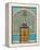 Tiling Around Door, Shrine of Hazrat Ali, Mazar-I-Sharif, Afghanistan-Jane Sweeney-Framed Premier Image Canvas