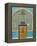 Tiling Around Door, Shrine of Hazrat Ali, Mazar-I-Sharif, Afghanistan-Jane Sweeney-Framed Premier Image Canvas