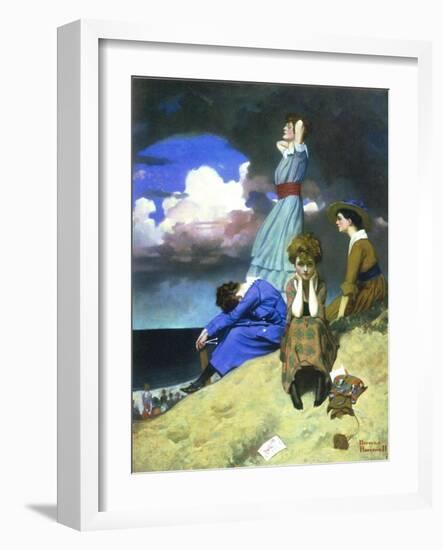 Till the Boys Come Home-Norman Rockwell-Framed Giclee Print