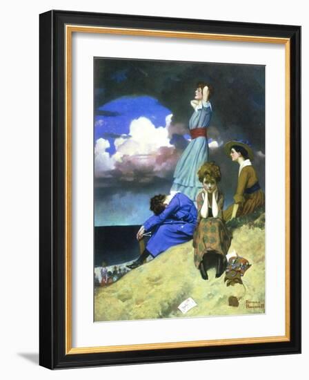 Till the Boys Come Home-Norman Rockwell-Framed Giclee Print