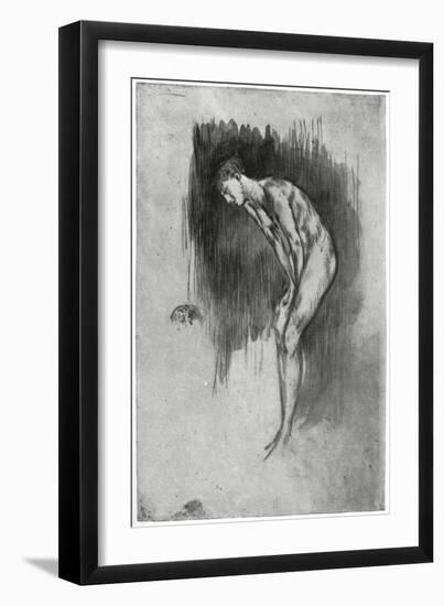 Tillie, a Model, 1873-James Abbott McNeill Whistler-Framed Giclee Print