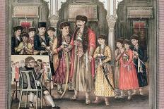 Shah Allum, Mogul of Hindostan, Reviewing the East India Company's Troops, after a 1781 Painting-Tilly Kettle-Giclee Print