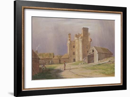 Tillycairn Castle, 1840's-James Giles-Framed Giclee Print