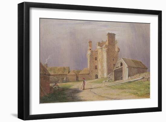 Tillycairn Castle, 1840's-James Giles-Framed Giclee Print