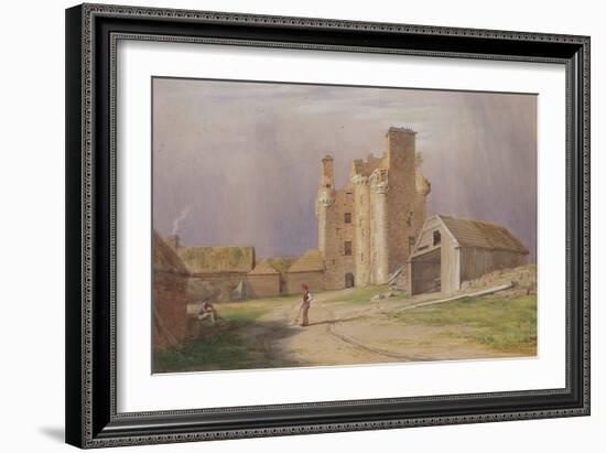 Tillycairn Castle, 1840's-James Giles-Framed Giclee Print