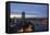 Tilt Shift Lens Effect Image of the River Thames from the Top of Riverwalk House, London, England-Alex Treadway-Framed Premier Image Canvas