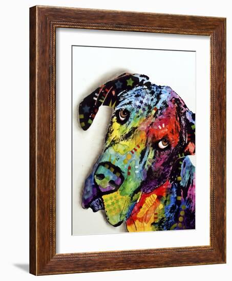 Tilted Dane-Dean Russo-Framed Giclee Print