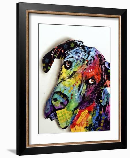 Tilted Dane-Dean Russo-Framed Giclee Print