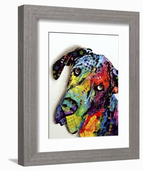 Tilted Dane-Dean Russo-Framed Giclee Print