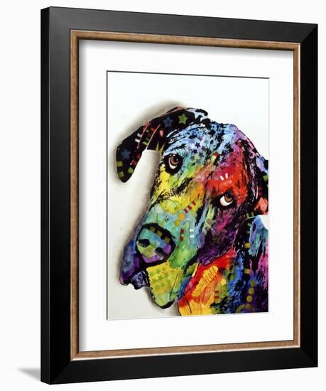 Tilted Dane-Dean Russo-Framed Giclee Print