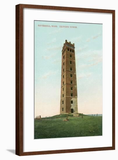 Tilton's Tower, Haverhill-null-Framed Art Print