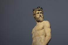 Statue of Neptune, in the Fountain of Neptune, Piazza Della Signoria, Florence-Tim Mitchell-Framed Photographic Print