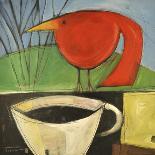 Coffee and Red Bird-Tim Nyberg-Giclee Print