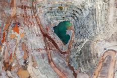 Brilliant Colors Explode in a Vertical View of Open Pit Mining from Above-Tim Roberts Photography-Photographic Print