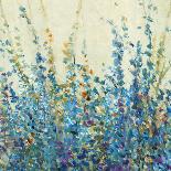 Indigo Floral I-null-Framed Giclee Print