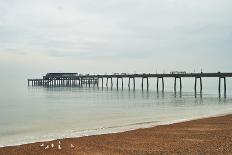 View towards the English Channel from De La Warr Pavilion, Bexhill-on-Sea, East Sussex, England, Un-Tim Winter-Photographic Print