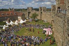 Pageantry festival at Framlingham Castle, Framlingham, Suffolk, England, United Kingdom, Europe-Tim Winter-Photographic Print