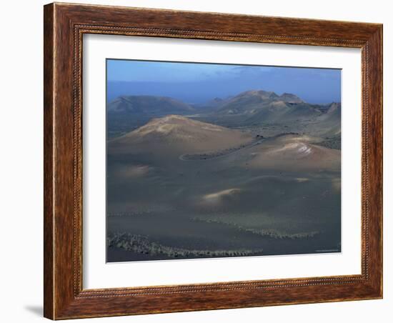 Timanfaya National Park (Fire Mountains), Lanzarote, Canary Islands, Spain-Ken Gillham-Framed Photographic Print