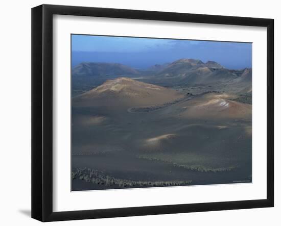 Timanfaya National Park (Fire Mountains), Lanzarote, Canary Islands, Spain-Ken Gillham-Framed Photographic Print