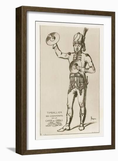 Timbalier of the Grenadiers of the Guard of Consuls-Raphael Jacquemin-Framed Giclee Print