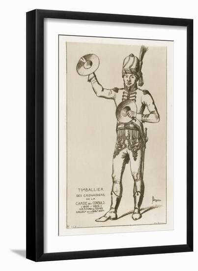 Timbalier of the Grenadiers of the Guard of Consuls-Raphael Jacquemin-Framed Giclee Print