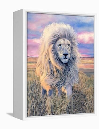 Timbavati Messenger-Jan Henderson-Framed Stretched Canvas