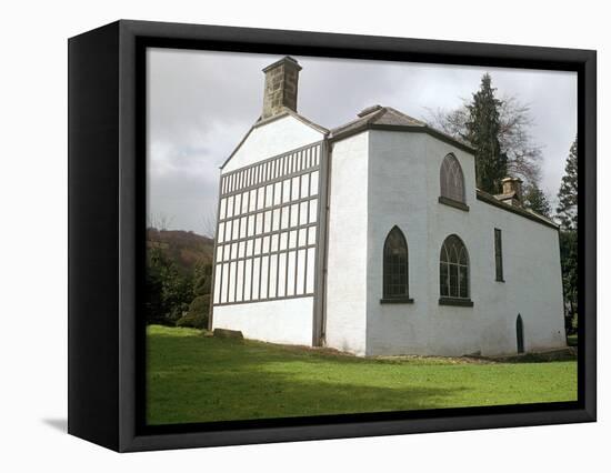 Timber-Framed Black and White House, 18th Century-CM Dixon-Framed Premier Image Canvas