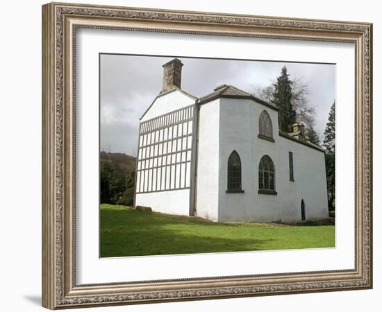 Timber-Framed Black and White House, 18th Century-CM Dixon-Framed Photographic Print