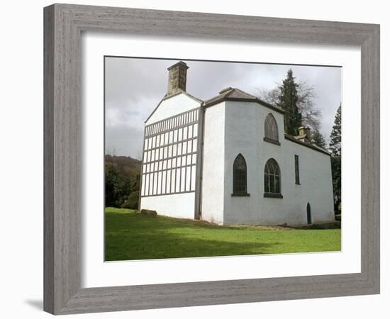 Timber-Framed Black and White House, 18th Century-CM Dixon-Framed Photographic Print