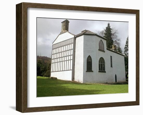 Timber-Framed Black and White House, 18th Century-CM Dixon-Framed Photographic Print