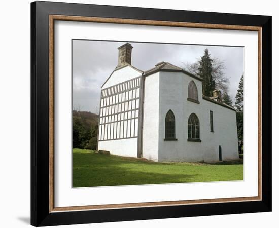 Timber-Framed Black and White House, 18th Century-CM Dixon-Framed Photographic Print