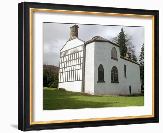 Timber-Framed Black and White House, 18th Century-CM Dixon-Framed Photographic Print