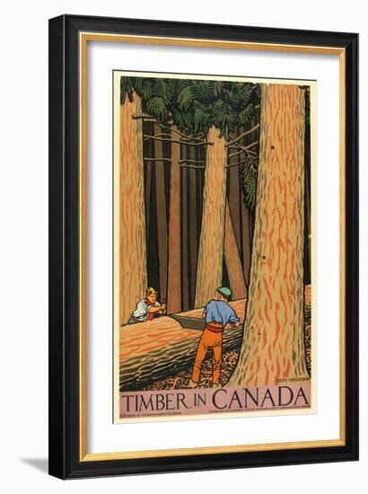 Timber in Canada-Keith Henderson-Framed Giclee Print