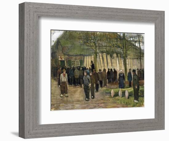 Timber Sale (Vente De Bois) Par Gogh, Vincent, Van (1853-1890). Chalk, Watercolor, Pen and Ink on P-Vincent van Gogh-Framed Giclee Print