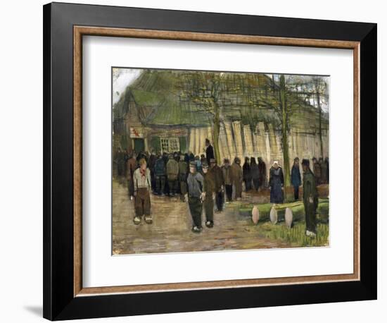 Timber Sale (Vente De Bois) Par Gogh, Vincent, Van (1853-1890). Chalk, Watercolor, Pen and Ink on P-Vincent van Gogh-Framed Giclee Print