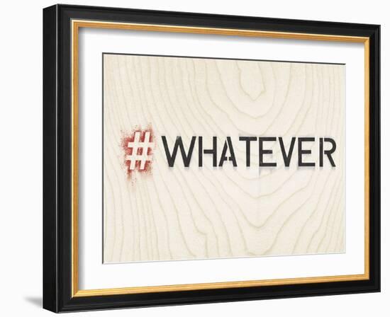 Timber Talk - Whatever-Tom Frazier-Framed Giclee Print