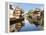 Timbered Buildings, La Petite France Canal, Strasbourg, Alsace, France-Miva Stock-Framed Premier Image Canvas