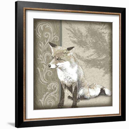 Timberland Fox-Dorothea Taylor-Framed Art Print