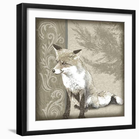 Timberland Fox-Dorothea Taylor-Framed Art Print