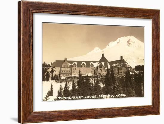 Timberline Lodge, Mt. Hood, Oregon-null-Framed Art Print