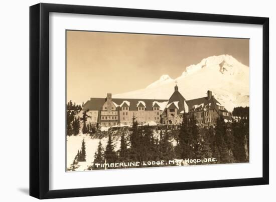 Timberline Lodge, Mt. Hood, Oregon-null-Framed Art Print