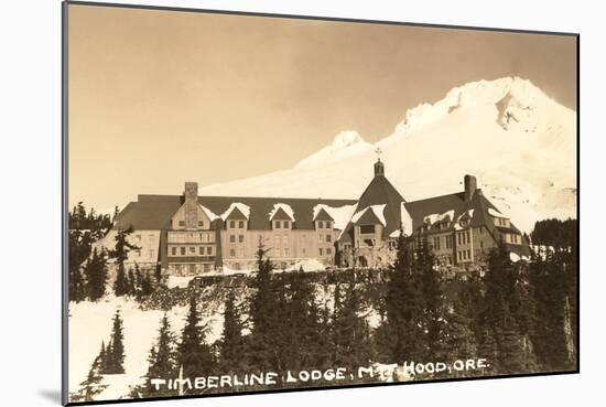 Timberline Lodge, Mt. Hood, Oregon-null-Mounted Art Print