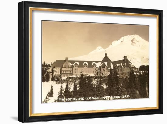 Timberline Lodge, Mt. Hood, Oregon-null-Framed Art Print