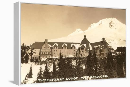 Timberline Lodge, Mt. Hood, Oregon-null-Framed Stretched Canvas