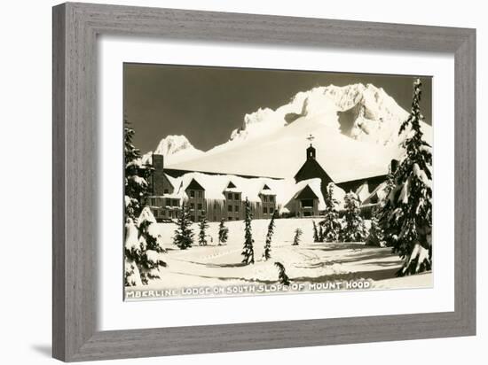 Timberline Lodge, Mt. Hood, Oregon-null-Framed Art Print