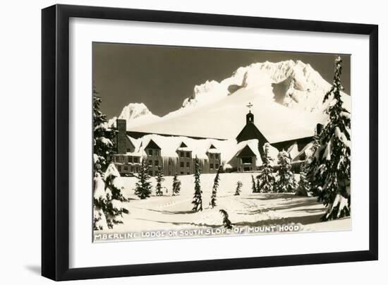 Timberline Lodge, Mt. Hood, Oregon-null-Framed Art Print